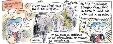 Journal d'un Journal – Par Mathieu Sapin – Ed. Delcourt – Coll. Shampooing