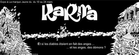 Karma s'expose à la Marque Jaune (Liège)