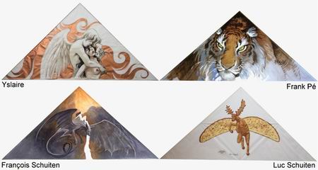 Ventes aux enchères de cerf-volants réalisés par des auteurs de BD