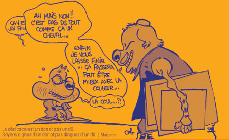 Christian Mattiucci (Association des Auteurs de BD) : « Notre vocation, c'est de faire des livres, pas des dédicaces ! ».