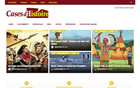 Cases d'histoire : un nouveau site spécialisé dans la BD historique