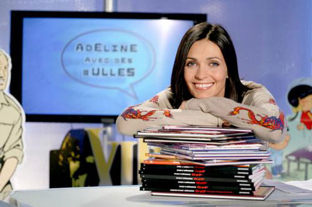 Adeline Blondieau défend les couleurs de la BD sur IDF1