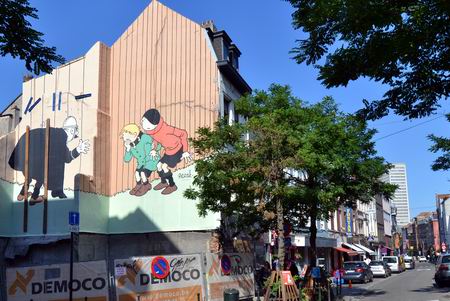 Un après-midi de ballade autour des galeries BD du Sablon à Bruxelles...