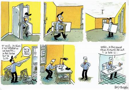 Spirou inaugure un nouvel atelier lancé par Trondheim