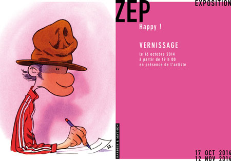 Zep à la Galerie Barbier-Mathon (Paris)