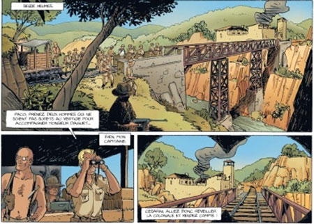 La Rafale T1 : Les Rails rouges - Par Cothias, Ordas et Winoc -Editions Bamboo