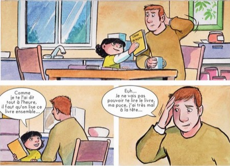 Papa ne sait pas - Par A. Dary, B. Griot et Cécile - Éditions Glénat