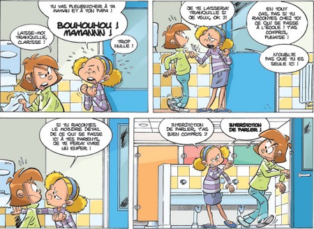 Seule à la récré - Par Ana et Bloz - Editions Bamboo