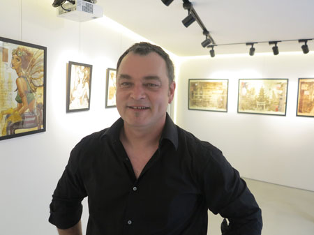 Olivier Ledroit : "Je pourrais arrêter la BD et ne faire que de la peinture."