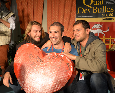 Quai des Bulles 2011 : Brüno décroche le grand prix.