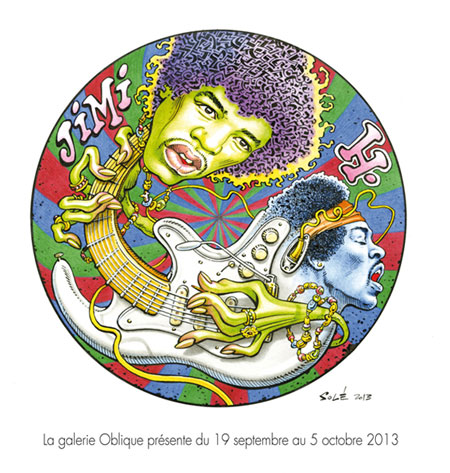 Exposition collective "Rock" à la Galerie Oblique (Paris)