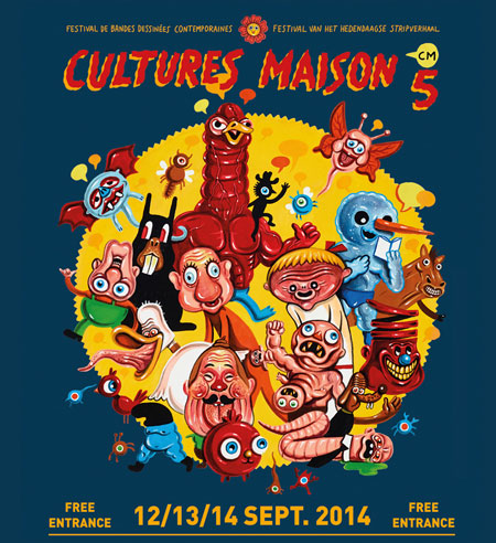 5e Festival de bandes dessinées contemporaines Cultures Maison à Bruxelles