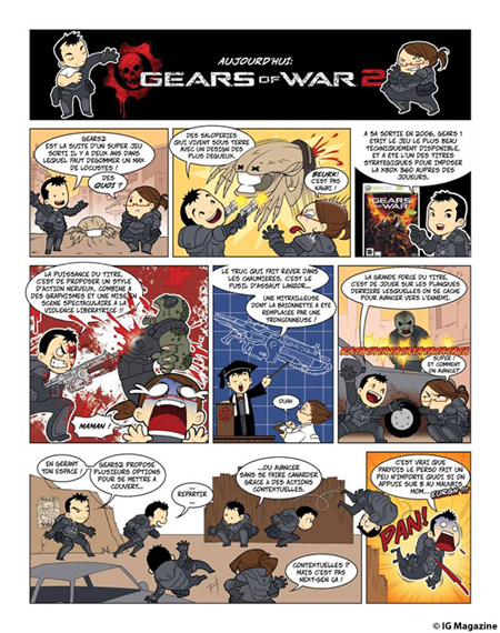 "Haut Bas Gauche Droite", la BD qui teste humoristiquement vos jeux vidéo 