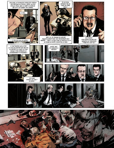 François Hollande cerné par les zombies