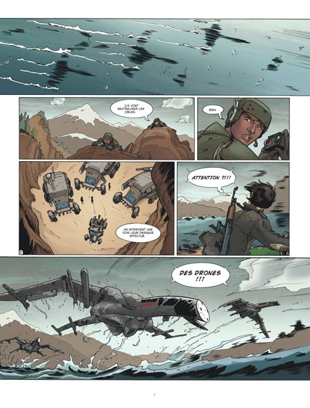 Drones T. 1 : Le Feu d'Hadès - Par Runberg, Louis et Daviet - Le Lombard