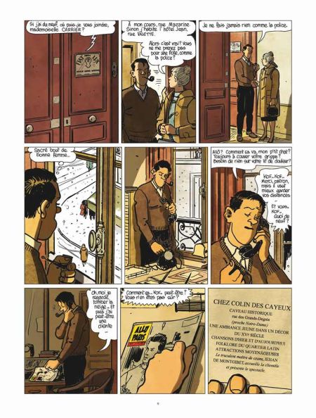 Nestor Burma : Micmac moche au Boul'Mich - Par Barral d'après Léo Malet - Casterman