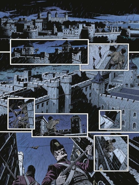 Le Triangle secret - Hertz, T4 : L'Ombre de l'Aigle - Par Éric Adam, Didier Convard, Denis Falque & Christian Gine - Glénat