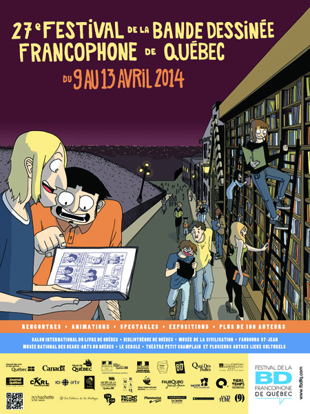 En route vers le Festival de la BD francophone de Québec 2014