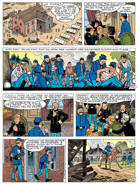 Les Tuniques bleues - T54 : "Miss Walker" - Par Lambil & Cauvin - Dupuis