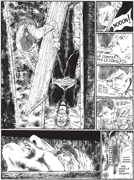 Le Comte Dracula et Frankenstein servis par l'élégance fantastique de Guido Crepax
