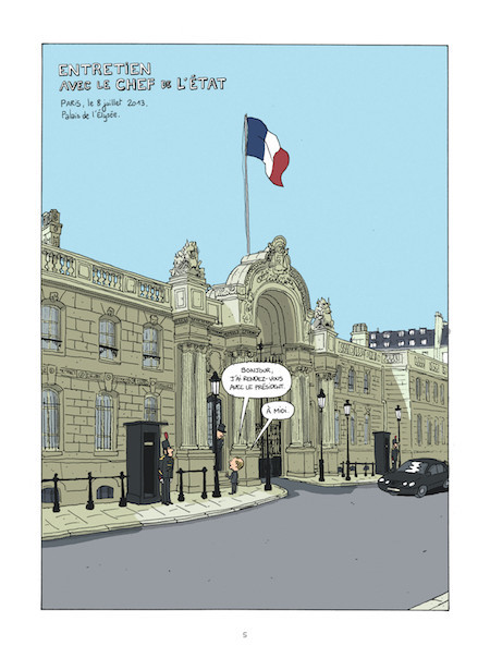 Une année à l'Élysée vue par Mathieu Sapin