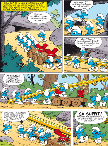 Les Schtroumpfs – T29 : « Les Schtroumpfs et l'arbre d'or » - Par Peyo - Lombard 