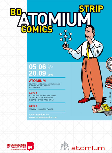 L'Atomium accueille deux expositions de bande dessinée cet été