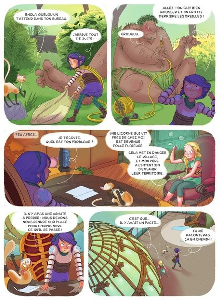 Enola et les animaux extraordinaires, un petit joyau des Editions de la Gouttière
