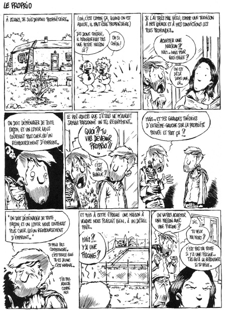 Droit dans le mûr - par Fabcaro - La Cafetière