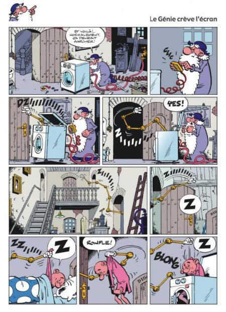 Léonard T. 46 : Le Génie crève l'écran - Par Bob De Groot & Turk - Le Lombard