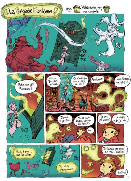 Brigade Fantôme T.1 : Ribambelle pour une poubelle - Par Pedrosa & Chauvel - Dupuis