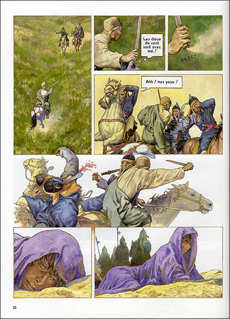 Les Voyages de He Pao - T4 : Neige blanche, chemin d'antan - par Vink - Dargaud