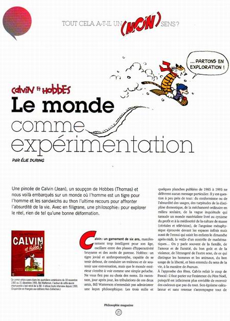 Philosophie Magazine, spécial bande dessinée : La vie a-t-elle un sens ?