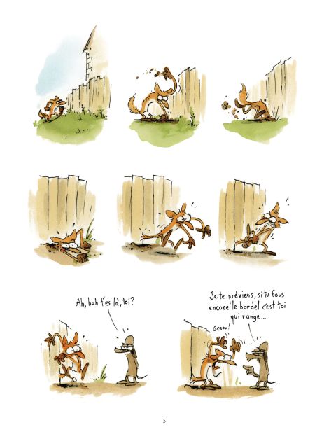 Le grand méchant renard - Par Benjamin Renner -Shampooing/Delcourt