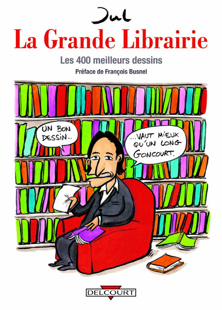 Jul ("La Grande Librairie") : "Quand je fais des blagues sur Machiavel et Casimir, il y a plusieurs portes d'entrée."