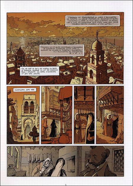 Le Tombeau d'Alexandre, T1 : "Le manuscrit de Cyrène", Par Dethan & Maffre - Delcourt