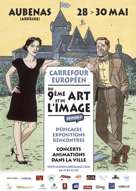 André Juillard, invité d'honneur du 4e Carrefour Européen du 9ème Art et de l'Image d'Aubenas