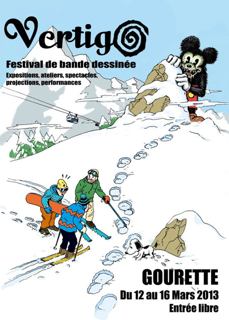 Festival Vertigo à la station de Gourette ou les aventures de Ferraille au ski