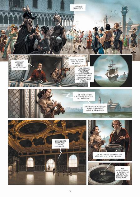 La Licorne, T3 : les Eaux noires de Venise - Par Gabella & Jean - Delcourt