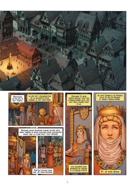 Isabelle, la louve de France, T 1/2 - Par Thierry et Marie Gloris, Jaime Calderon et Johann Corgie - Delcourt