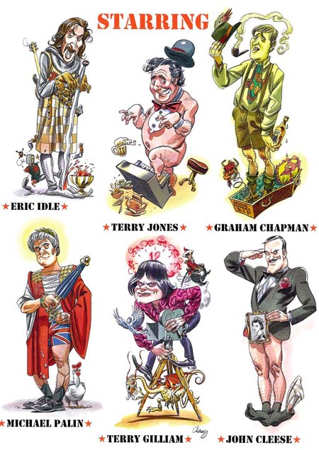 Fluide à l'anglaise avec les Monty Python