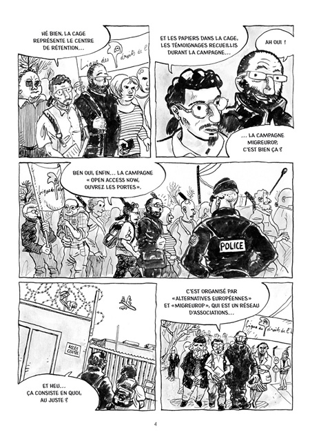 CRA, Centre de Rétention Administrative - Par Meybeck - Des ronds dans l'O