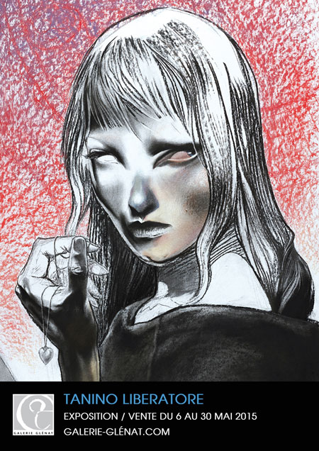 Libératore - Les Fleurs du mal - à la Galerie Glénat (Paris)