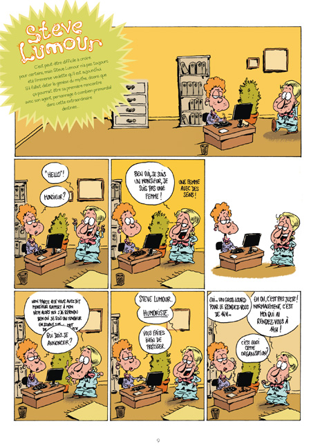 Steve Lumour - L'Art de la Winne - Par FabCaro - Le Lombard