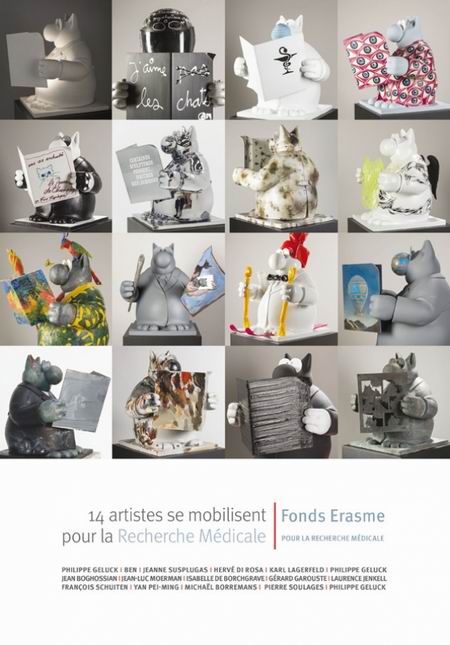 Vente de statues Geluck au profit du Fonds Erasme‏ 