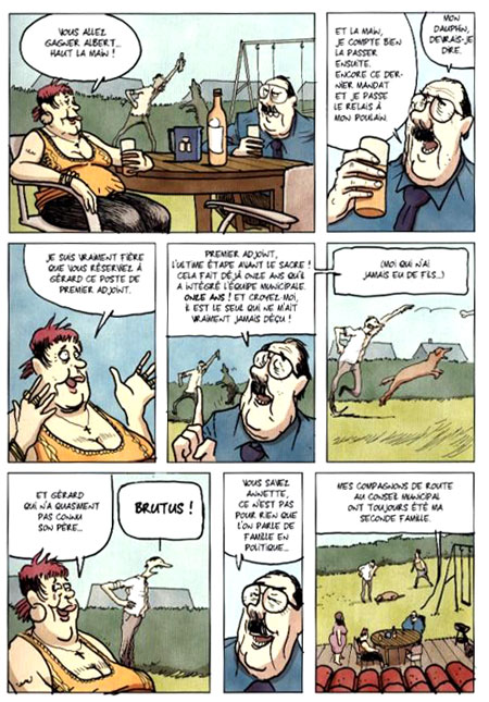 Rase Campagne : la politique vue d'en bas - Par Lindingre et Aurel - Fluide Glacial