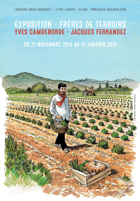 Exposition Jacques Ferrandez chez Bachi Bouzouk à Pau
