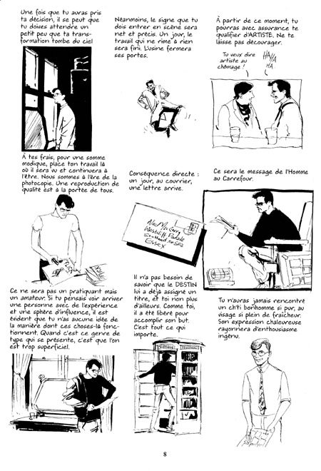 Alec, Comment devenir Artiste – Par Eddie Campbell – çà et là