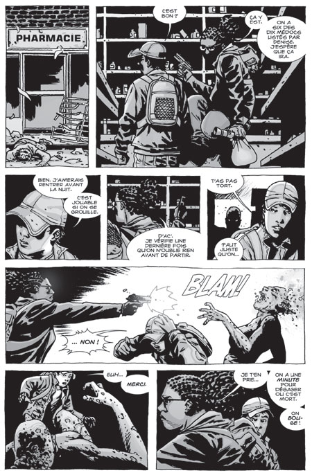 La marche en avant de Walking Dead