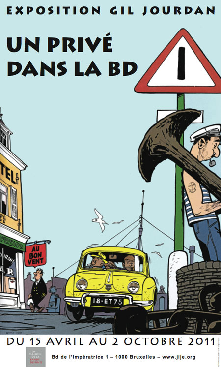 Gil Jourdan, un privé dans la BD (Bruxelles)